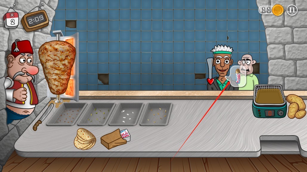 沙威瑪卷餅無限金幣版