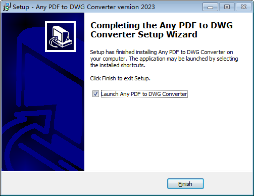 Any PDF To Dwg Converter