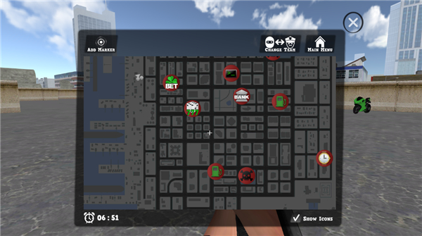 警察和強(qiáng)盜模擬器內(nèi)置菜單漢化版