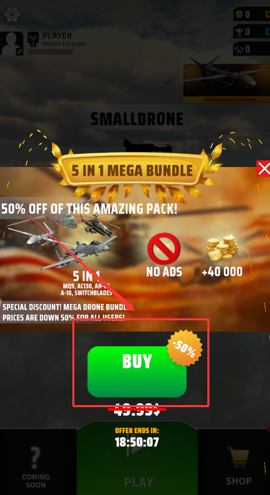 無人機打擊軍事戰(zhàn)爭(DroneAttackSRP)中文版