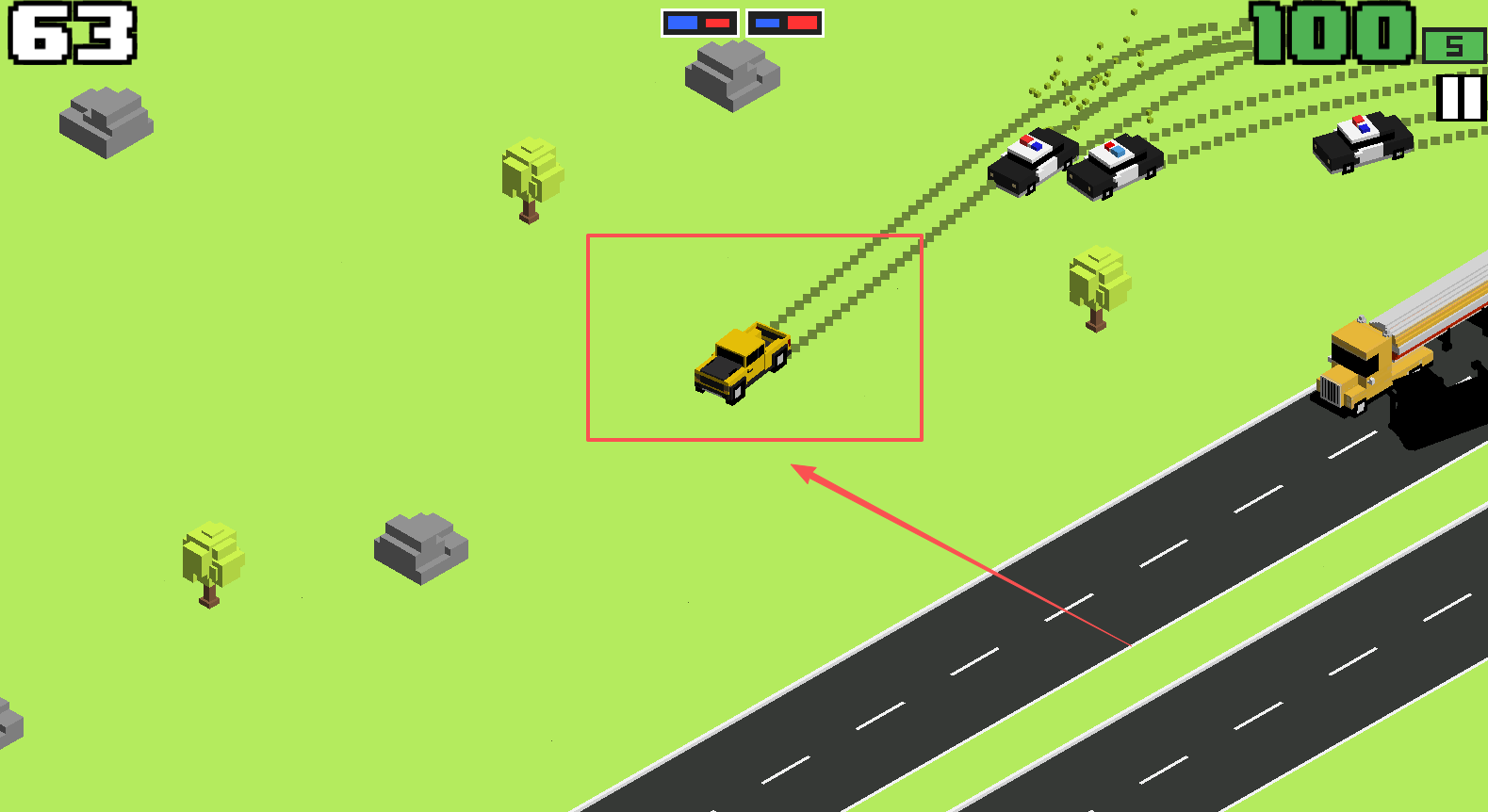 像素公路狂飆(Smashy Road Wanted)漢化版