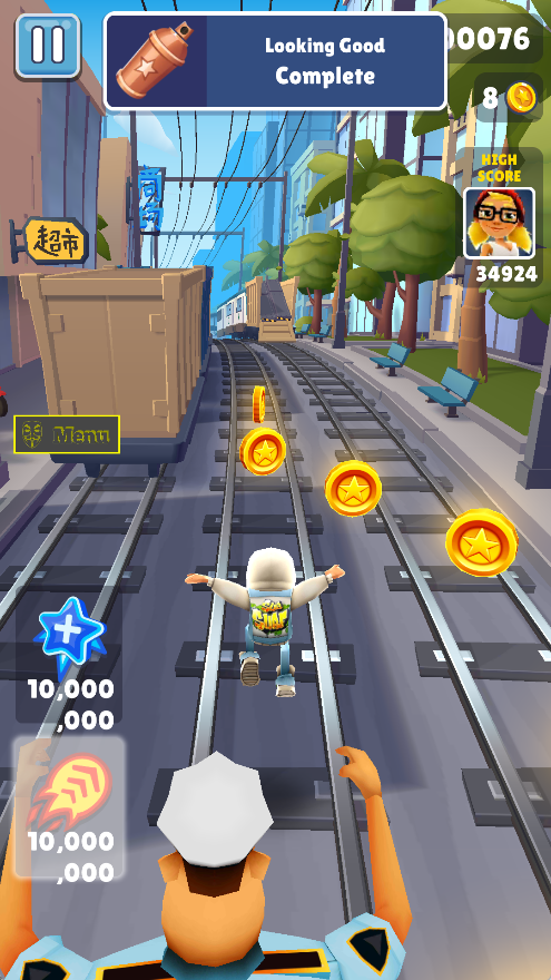 subwaysurf(地鐵跑酷)
