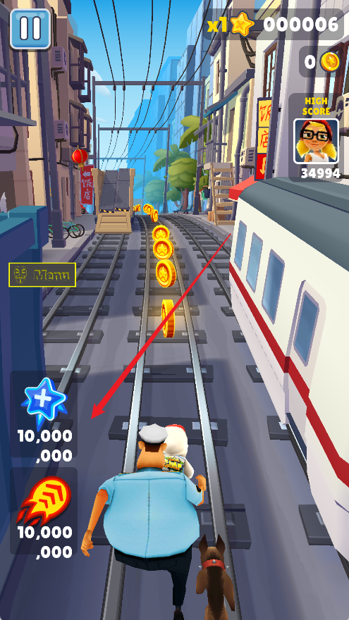 subwaysurf(地鐵跑酷)