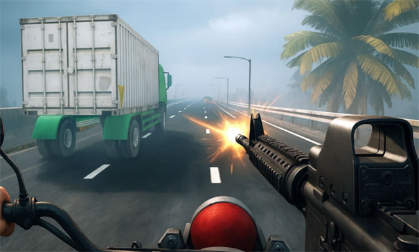 槍戰(zhàn)摩托車