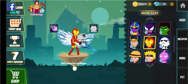 波比vs火柴人(Stickman Fighting Supreme)中文版