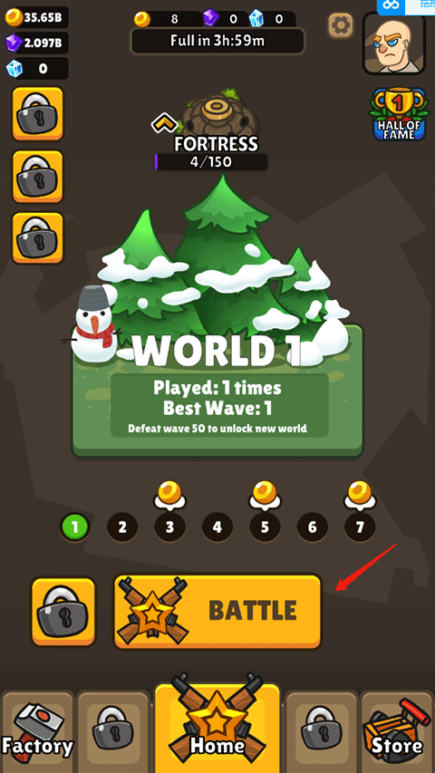 空閑炮塔防御(IdleFortressTowerDefense)中文版