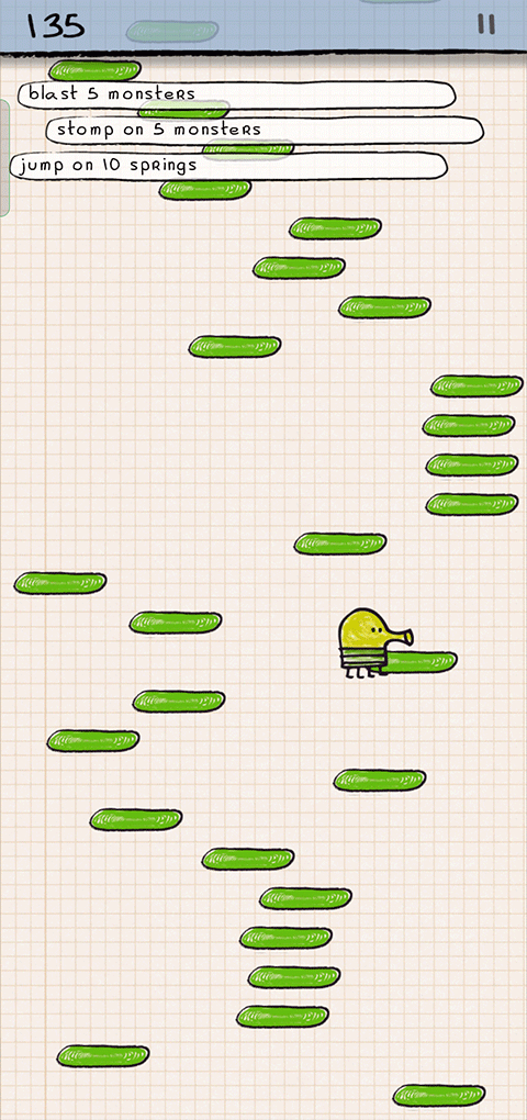 涂鴉跳躍(Doodle Jump)中文版