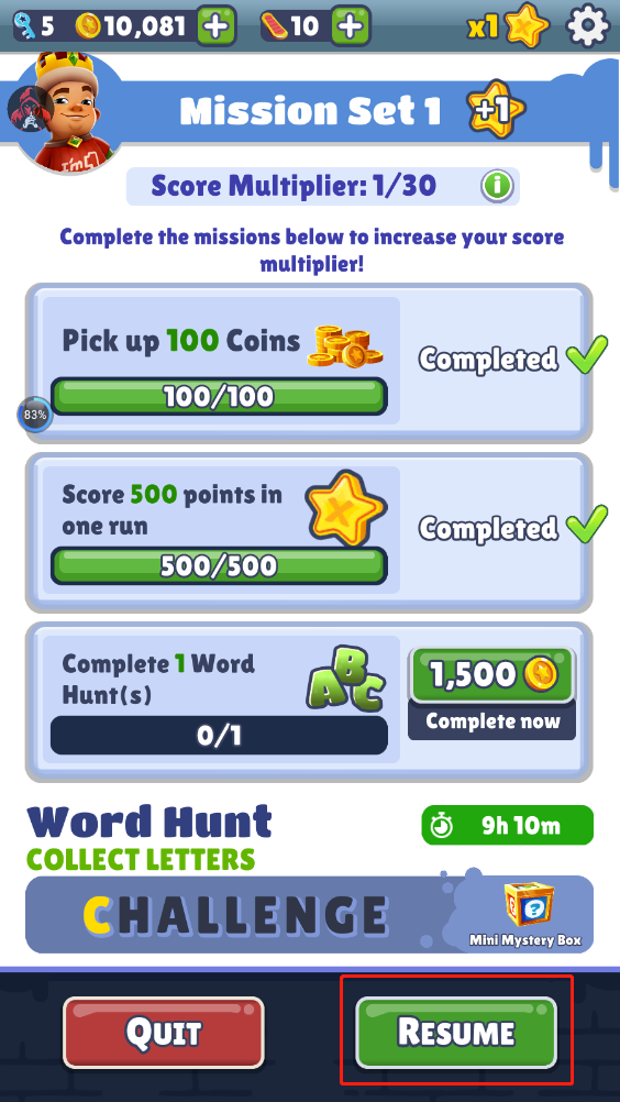 地鐵跑酷手機(jī)版