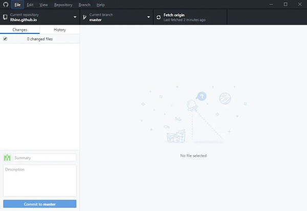 GitHub Desktop PC端