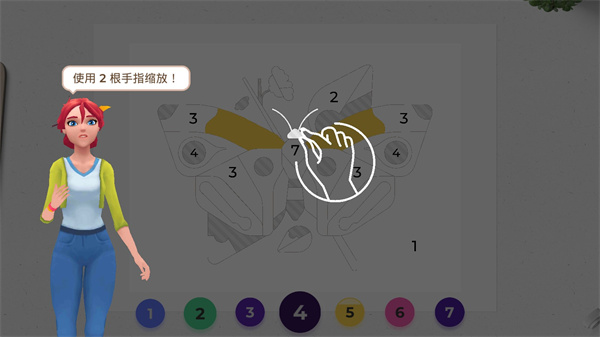 畫廊涂色本和裝飾最新版